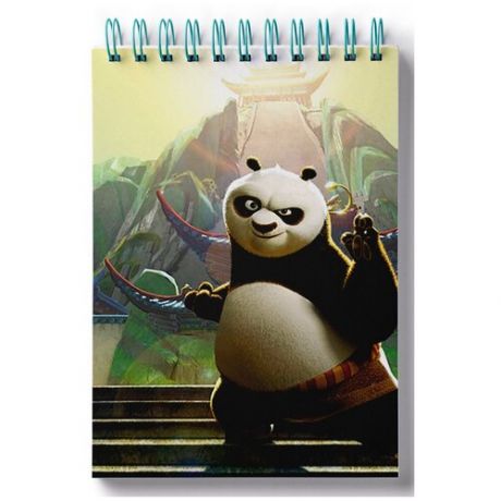 Блокнот для зарисовок, скетчбук Пазл магнитный Кунг фу панда