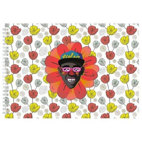 Альбом для рисования, скетчбук Рэпер Tyler the creator (Flowers)