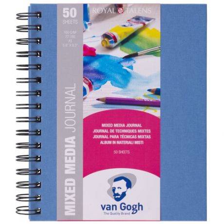 Альбом для смешанных техник на спирали Van Gogh Mix Media Journal A5 30 л 300 г