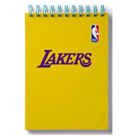 Блокнот для зарисовок, скетчбук Пазл магнитный баскетболисту, LakersTeam, NBA