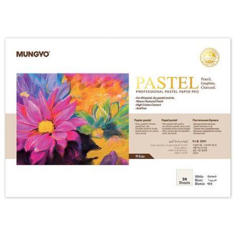 Альбом-склейка для пастели MUNGYO "Pastel" А4 30 л 160 г (белая бумага)