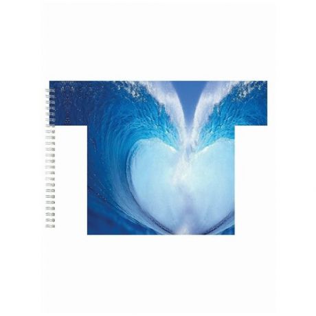Альбом для рисования, скетчбук голубая вода