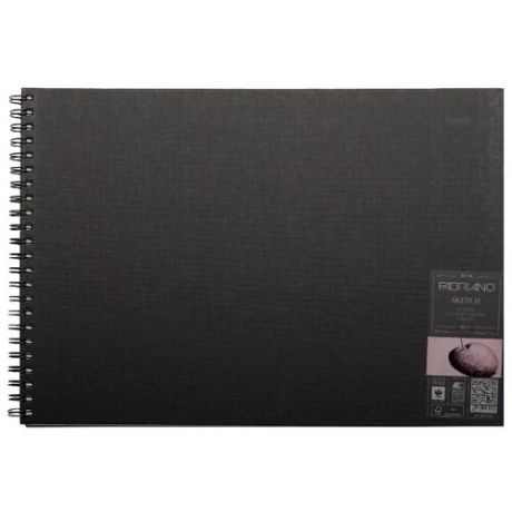Блокнот для зарисовок Fabriano Sketchbook 110г/м. кв 29,7x42см мелкозернистая 80 листов ландшафт спираль по короткой стороне