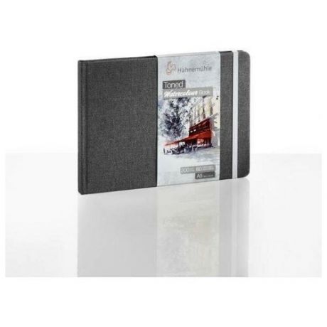 Альбом для акварели Hahnemuhle "Watercolour book" пейзаж А5 30 л 200 г, целлюлоза 100%, с/з, серый