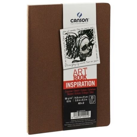 Canson Блокнот для зарисовок "Art Book" 96гр A5 30л набор по 2 блокнота