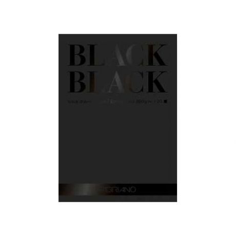 Альбом-склейка для набросков Fabriano "BlackBlack" 42х59,4см 20 л 300 г