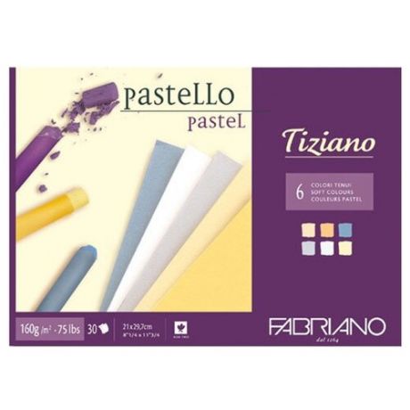 Альбом для пастели Fabriano Tiziano 29.7 х 21 см (A4), 160 г/м², 30 л.