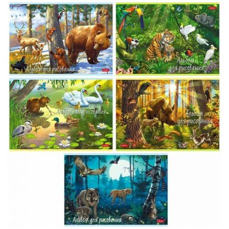Альбом для рисования Hatber В сказочном лесу 29.7 х 21 см (A4), 100 г/м², 20 л.