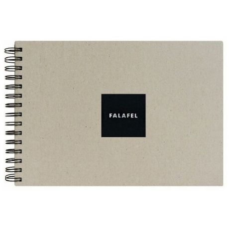 Скетчбук для графики Falafel books с черной бумагой 28.7 х 20 см, 160 г/м², 62 л.