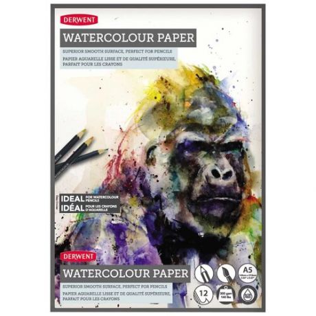 Альбом для акварельных карандашей Derwent Watercolour Pads 21 х 14.8 см (A5), 300 г/м², 12 л.