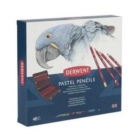 Набор карандашей пастельных Derwent "Pastel Pencils" 48 цв в дер кор