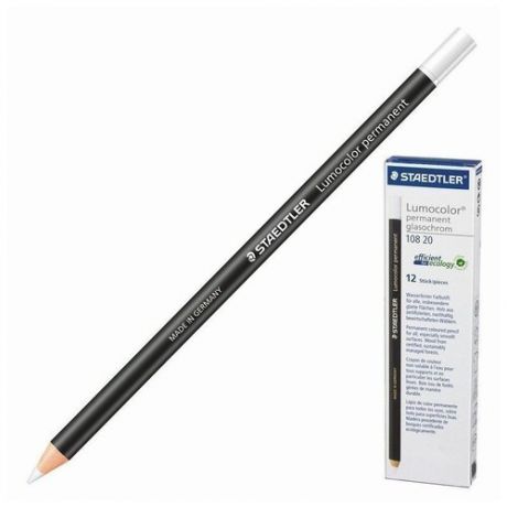 TRADECITY, маркер-карандаш сухой перманентный для любой поверхности STAEDTLER, белый