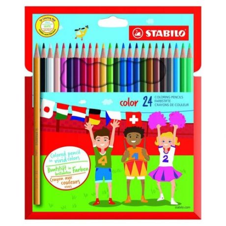 STABILO Цветные карандаши color 24 цвета (1924/77-11)