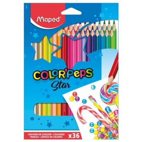 Maped Цветные карандаши Color Peps 36 цветов (832017)