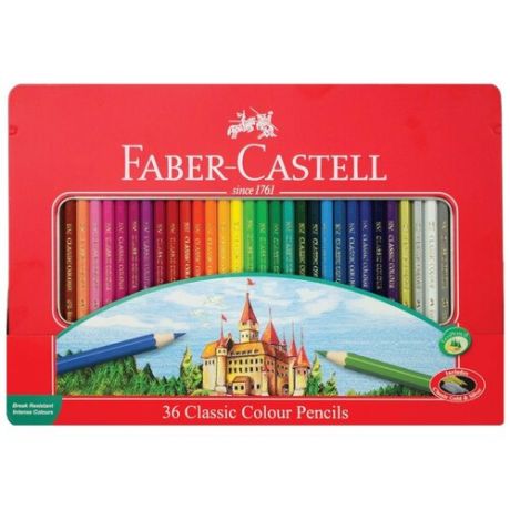 Карандаши цветные Faber-Castell 36 цветов 115886