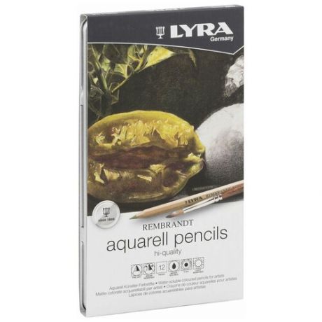 Lyra Набор цветных карандашей Rembrandt Polycolor, 12 цветов (L2001120)