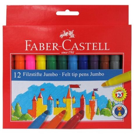 Faber-Castell Набор фломастеров Jumbo, 12 шт. (554312)