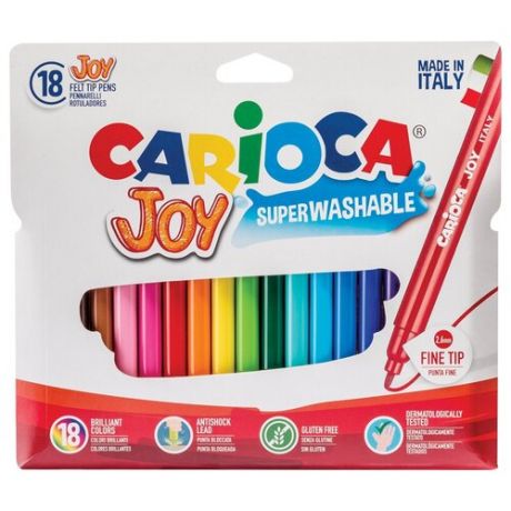 Carioca Фломастеры "Joy" 18 шт. (40555)