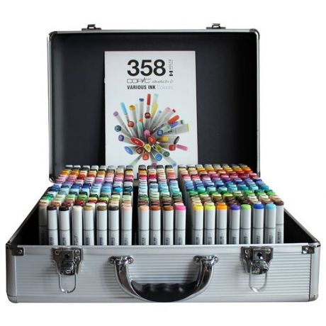 COPIC Набор маркеров Sketch в чемодане, 358 шт., H21075-450