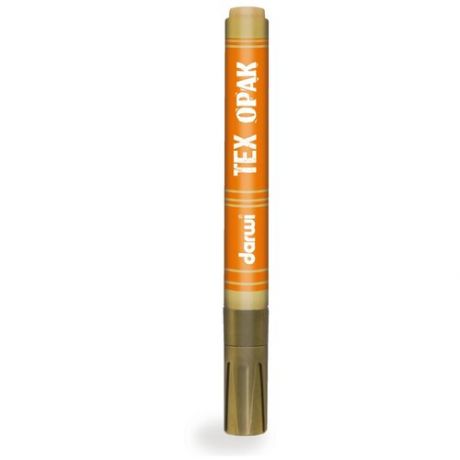 DA0160013 Маркер для ткани Darwi TEX OPAK, 2мм (укрывистый) (050 золотой)