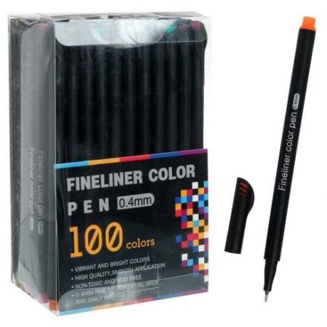 Набор профессиональных маркеров, 100, цветов 0.4 мм