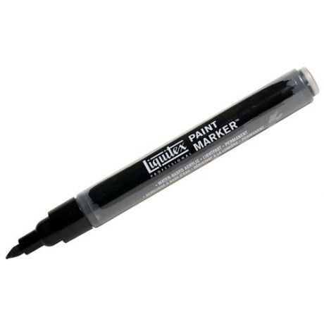 Маркер акриловый Liquitex "Paint marker Fine" 2мм, скошенный, черный карбон