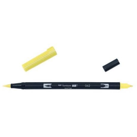 Маркер-кисть Tombow ABT Dual Brush Pen 062 бледно-желтый ABT-062