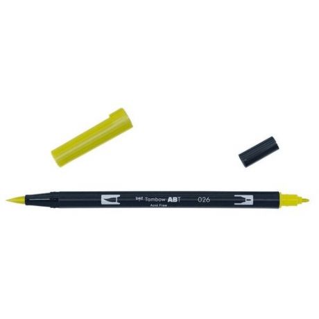 Маркер-кисть Tombow ABT Dual Brush Pen 026 желто-золотой ABT-026