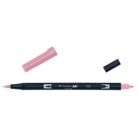 Маркер-кисть Tombow ABT Dual Brush Pen 723 розовый ABT-723