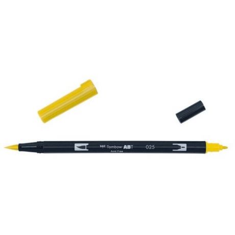 Маркер-кисть Tombow ABT Dual Brush Pen 025 светло оранжевый ABT-025