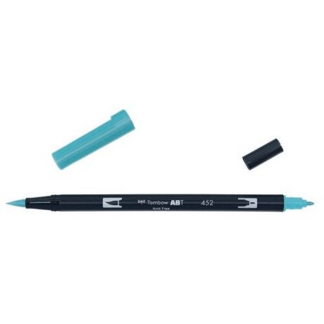 Маркер-кисть Tombow ABT Dual Brush Pen 452 голубой процесс ABT-452