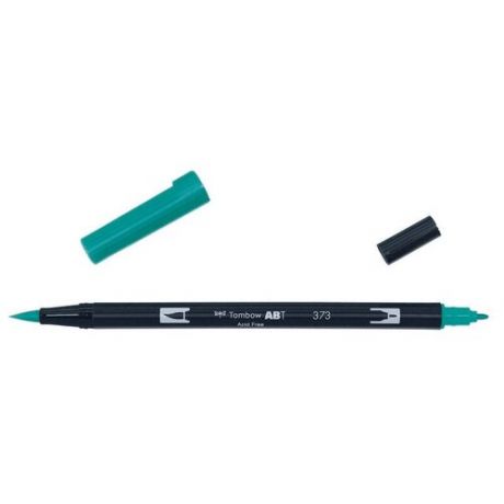 Маркер-кисть Tombow ABT Dual Brush Pen 373 синее море ABT-373