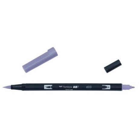 Маркер-кисть Tombow ABT Dual Brush Pen 603 голубой барвинок ABT-603