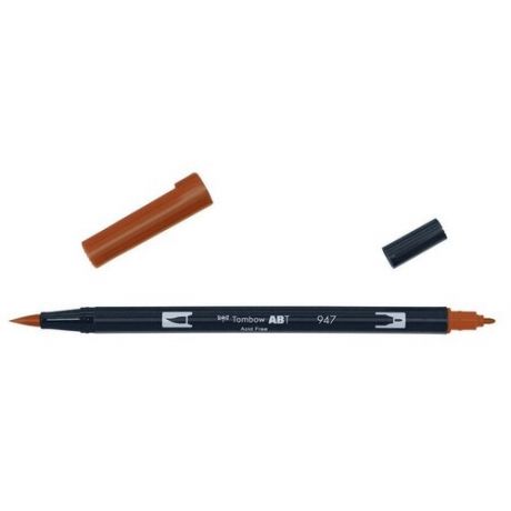 Маркер-кисть Tombow ABT Dual Brush Pen 947 сиена жженая ABT-947