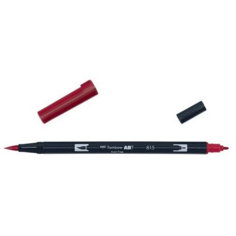Маркер-кисть Tombow ABT Dual Brush Pen 815 вишневый ABT-815