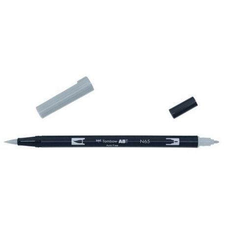 Маркер-кисть Tombow ABT Dual Brush Pen N65 холодный серый 5 ABT-N65