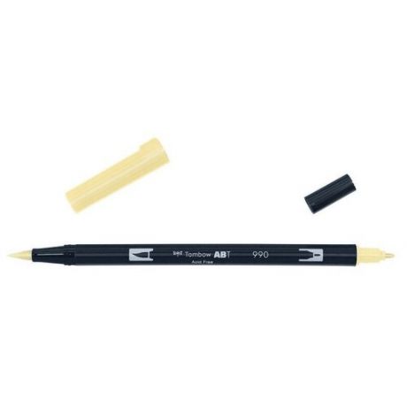 Маркер-кисть Tombow ABT Dual Brush Pen 990 светлый песок ABT-990