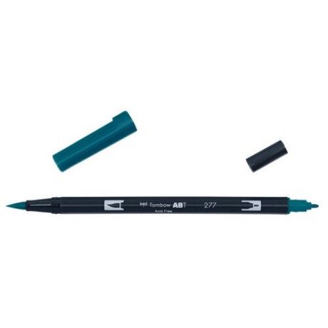 Маркер-кисть Tombow ABT Dual Brush Pen 277 темно зеленый ABT-277