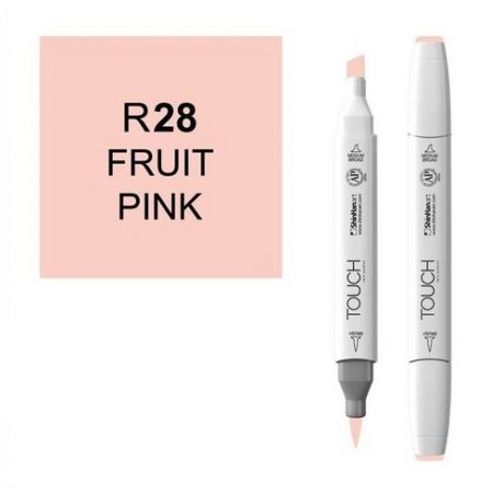 Художественный маркер TOUCH Маркер спиртовой двухсторонний TOUCH BRUSH ShinHan Art, розовый фруктовый