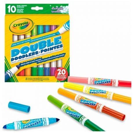 Crayola Crayola Смываемые двусторонние фломастеры, 10 шт. 58-8311