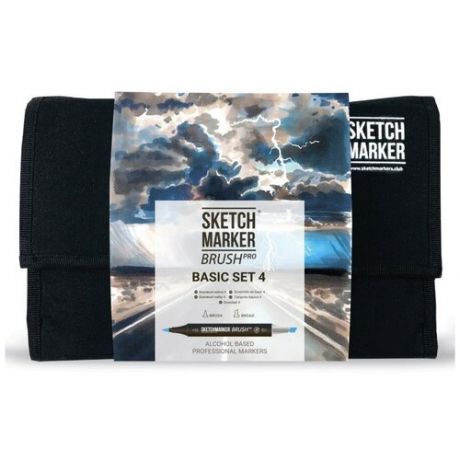 Художественный маркер SKETCHMARKER Набор маркеров SKETCHMARKER Brush "Basic 4", 24цв.