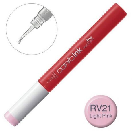 Художественный маркер COPIC Заправка для маркеров COPIC 12мл, RV21 Светло-розовый
