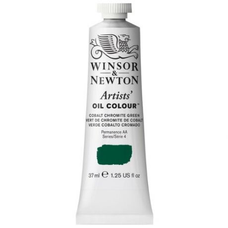 Краска масляная профессиональная Winsor&Newton Artists' Oil, 37 мл, кобальт зеленый хром ( Артикул 316802 )