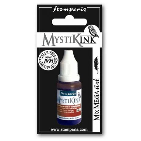 Краскa с экстра блеском Mystik ink STAMPERIA флакон 7,5 х 14,8 см KAMYST09