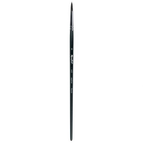 Кисть Roubloff 1417 белка №5, круглая, длинная ручка черный