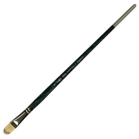 Набор кистей ГАММА Модерн синтетика №14, плоская, длинная ручка, 6 шт. мрамор
