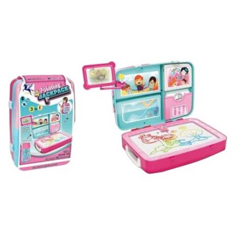 Доска для рисования детская Junfa toys 628-113A / 628-112A розовый/голубой