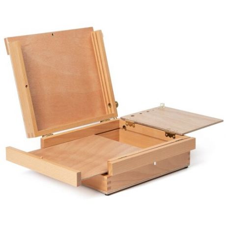 Этюдный ящик FE-1824 (для холстов на картоне) с креплением на фотоштатив, бук