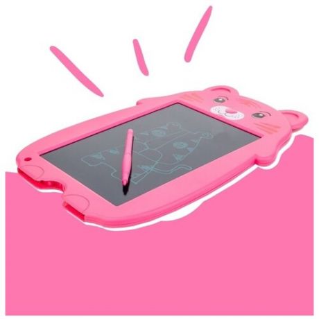 Интерактивный Детский планшет для рисования стилусом Pink Panther /Розовая пантера/ графический планшет для рисования диагональ 8,5 дюймов