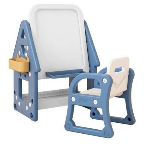 Доска для рисования+стульчик Perfetto sport PS-061-B синий СГ000005249